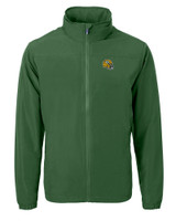 Green Bay Packers NFL Helmet Cutter & Buck Charter Eco Recycled Mens Full-Zip Jacket HT_MANN_HG 1