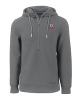 Bradley Braves Cutter & Buck Roam Eco Half Zip Recycled Mens Pullover Hoodie EG_MANN_HG 1