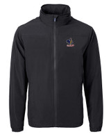 Delaware Fightin' Blue Hens College Vault Cutter & Buck Charter Eco Knit Recycled Big & Tall Full-Zip Jacket BL_MANN_HG 