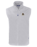 East Carolina Pirates Cutter & Buck Charter Eco Full-Zip Mens Big & Tall Vest POL_MANN_HG 1