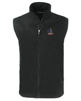 Delaware Fightin' Blue Hens College Vault Cutter & Buck Charter Eco Full-Zip Mens Big & Tall Vest BL_MANN_HG 