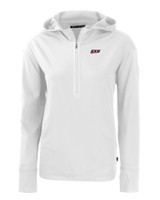 Eastern Kentucky Colonels Cutter & Buck Daybreak Eco Recycled Womens Half Zip Hoodie WH_MANN_HG 1