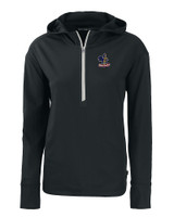 Delaware Fightin' Blue Hens College Vault Cutter & Buck Daybreak Eco Recycled Womens Half Zip Hoodie BL_MANN_HG 