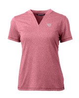 Dayton Flyers Cutter & Buck Forge Eco Heathered Stretch Womens Blade Top CRH_MANN_HG 