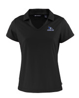 Creighton Bluejays Cutter & Buck Daybreak Eco Recycled Womens V-neck Polo Black Mannequin
