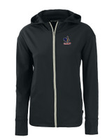 Delaware Fightin' Blue Hens College Vault Cutter & Buck Daybreak Eco Recycled Womens Full Zip Hoodie BL_MANN_HG 