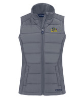 Drexel Dragons Cutter & Buck Evoke Hybrid Softshell Recycled Womens Full Zip Vest EG_MANN_HG 