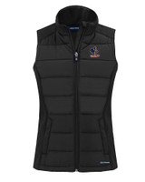 Delaware Fightin' Blue Hens College Vault Cutter & Buck Evoke Hybrid Softshell Recycled Womens Full Zip Vest BL_MANN_HG 
