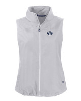 Brigham Young Cougars Cutter & Buck Charter Eco Full-Zip Womens Vest POL_MANN_HG 1