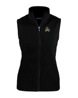 East Carolina Pirates Cutter & Buck Cascade Eco Sherpa Fleece Womens Vest BL_MANN_HG 1