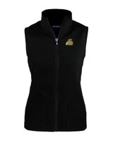 Bryant University Bulldogs Cutter & Buck Cascade Eco Fleece Womens Vest BL_MANN_HG 