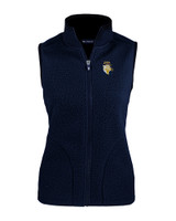 FIU Panthers College Vault Cutter & Buck Cascade Eco Fleece Womens Vest NVBU_MANN_HG 