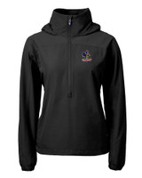 Delaware Fightin' Blue Hens College Vault Cutter & Buck Charter Eco Recycled Womens Anorak Jacket BL_MANN_HG 