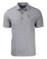 Fort Valley State Wildcats Cutter & Buck Forge Eco Heather Stripe Stretch Recycled Mens Polo BLH_MANN_HG 