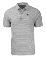 East Carolina (ECU) Pirates College Vault Cutter & Buck Forge Eco Heather Stripe Stretch Recycled Mens Polo EGH_MANN_HG 1