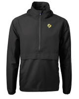 Cal Poly Mustangs Cutter & Buck Charter Eco Recycled Mens Anorak Jacket BL_MANN_HG 
