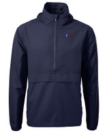 Fairleigh Dickinson Knights Cutter & Buck Charter Eco Recycled Mens Anorak Jacket NVBU_MANN_HG 