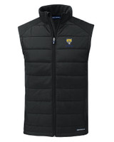 Fort Valley State Wildcats Cutter & Buck Evoke Hybrid Softshell Recycled Mens Full Zip Vest BL_MANN_HG 