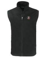 Florida State Seminoles Cutter & Buck Charter Eco Recycled Mens Full-Zip Vest BL_MANN_HG 