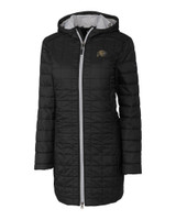 Colorado Buffaloes Cutter & Buck Rainier PrimaLoft®  Womens Eco Insulated Hooded Long Coat BL_MANN_HG 1