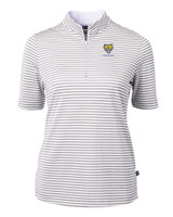 Fort Valley State Wildcats Cutter & Buck Virtue Eco Pique Stripe Recycled Womens Top POL_MANN_HG 