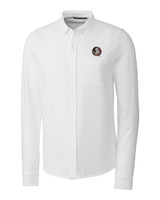 Florida State Seminoles Cutter & Buck Advantage Tri-Blend Pique Long Sleeve Knitted Mens Button Down WH_MANN_HG 1