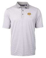 Tennessee Tech Golden Eagles Cutter & Buck Virtue Eco Pique Micro Stripe Recycled Mens Big & Tall Polo POLWH_MANN_HG 