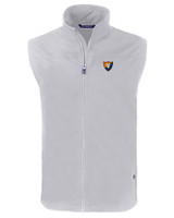 Illinois Fighting Illini College Vault Cutter & Buck Charter Eco Full-Zip Mens Big & Tall Vest POL_MANN_HG 