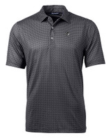 Seton Hall Pirates Cutter & Buck Pike Banner Print Stretch Mens Polo BL_MANN_HG 