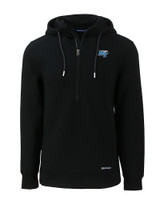 Middle Tennessee Blue Raiders Cutter & Buck Roam Eco Half Zip Recycled Mens Hooded Pullover BL_MANN_HG 