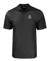 Marshall Thundering Herd College Vault Cutter & Buck Pike Eco Tonal Geo Print Stretch Recycled Mens Polo BL_MANN_HG 1