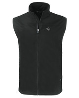 Seton Hall Pirates Cutter & Buck Charter Eco Recycled Mens Full-Zip Vest BL_MANN_HG 