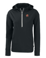 Maryland Terrapins Cutter & Buck Daybreak Eco Recycled Womens Half Zip Hoodie BL_MANN_HG 1