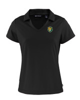 Southeastern Louisiana Lions Cutter & Buck Daybreak Eco Recycled Womens V-neck Polo Black Mannequin