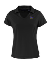 Pitt Panthers Cutter & Buck Daybreak Recycled Womens V-Neck Polo Black Mannequin