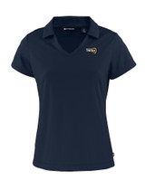 Northern Arizona Lumberjacks Cutter & Buck Daybreak Eco Recycled Womens V-neck Polo Navy Blue Mannequin