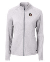 Florida State Seminoles Cutter & Buck Adapt Eco Knit Heather Recycled Womens Full Zip POH_MANN_HG 1