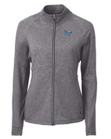 Middle Tennessee Blue Raiders Cutter & Buck Adapt Eco Knit Heather Recycled Womens Full Zip BLH_MANN_HG 