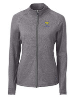 Fort Valley State Wildcats Cutter & Buck Adapt Eco Knit Heather Recycled Womens Full Zip BLH_MANN_HG 