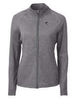 Seton Hall Pirates Cutter & Buck Adapt Eco Knit Heather Recycled Womens Full Zip BLH_MANN_HG 