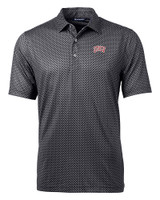 UNLV Rebels Cutter & Buck Pike Banner Print Stretch Mens Polo BL_MANN_HG 