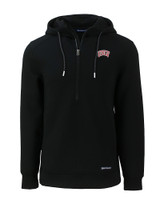 UNLV Rebels Cutter & Buck Roam Eco Half Zip Recycled Mens Hooded Pullover BL_MANN_HG 