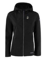 Michigan State Spartans College Vault Cutter & Buck Evoke Eco Softshell Recycled Full Zip Womens Jacket BL_MANN_HG 1