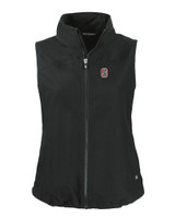 Stanford Cardinal  Cutter & Buck Charter Eco Full-Zip Womens Vest BL_MANN_HG 1