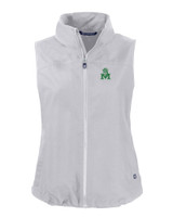 Marshall Thundering Herd College Vault Cutter & Buck Charter Eco Full-Zip Womens Vest POL_MANN_HG 1