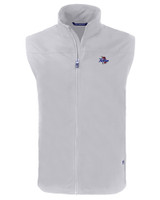 Tulsa Golden Hurricane Cutter & Buck Charter Eco Recycled Mens Full-Zip Vest POL_MANN_HG 1