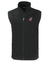 Washington State Cougars Cutter & Buck Charter Eco Full-Zip Mens Big & Tall Vest BL_MANN_HG 1