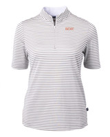 UOP Tigers Cutter & Buck Virtue Eco Pique Stripe Recycled Womens Top POL_MANN_HG 