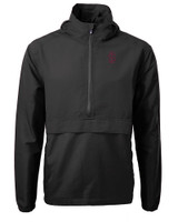 Southern Illinois Salukis College Vault Cutter & Buck Charter Eco Recycled Mens Anorak Jacket BL_MANN_HG 