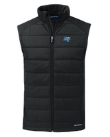 Middle Tennessee Blue Raiders Cutter & Buck Evoke Hybrid Softshell Recycled Mens Full Zip Vest BL_MANN_HG 